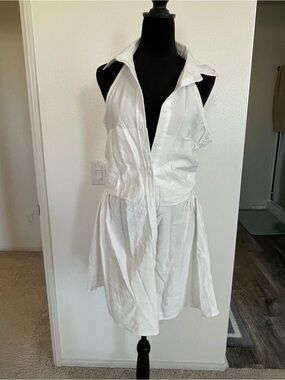 Brand new without tag White dress